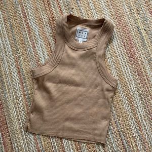 Wesley Rivington Cropped Ribbed Tank